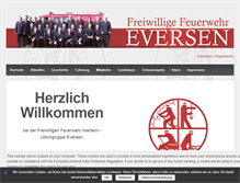 Tablet Screenshot of feuerwehreversen.de